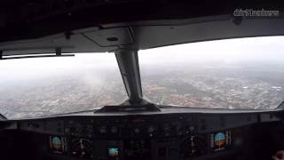 CockpitPilot´s view  Airbus A320 landing  Berlin [upl. by Kylah]