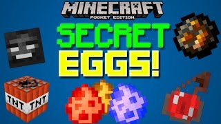 Secret Spawn Eggs Fireballs Knots Skulls Lightnings amp more MCPE 0160 Commands »NEW« [upl. by Conger]