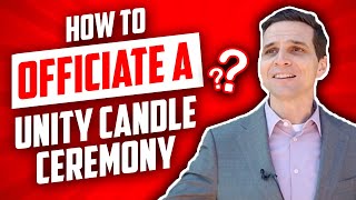 How to officiate a unity candle ceremony [upl. by Irtimed]