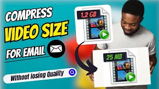 How to Compress Video for Email ✉ Without Losing Quality 2024 NEW [upl. by Refitsirhc697]