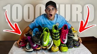 Ho SPESO 1000€ in SCARPE DA CALCIO  Tutte le mie scarpe da calcio [upl. by Eiramanin]