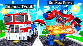 PLAYING as TRANSFORMERS in MINECRAFT [upl. by Awra]