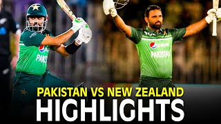 Highlights  Pakistan vs New Zealand  ODI  PCB  M2B1K [upl. by Nnylsor]