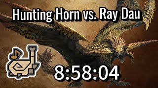 MHWilds  Ray Dau vs Hunting Horn in 858 [upl. by Craggie]