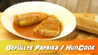 Gefüllte ungarische Paprika mit Reis und Hackfleisch  ein Stück Ungarn  Töltött paprika [upl. by Chiquita]