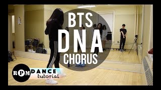 BTS quotDNAquot Dance Tutorial Chorus [upl. by Sutsugua]