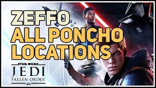 All Poncho Locations Zeffo Star Wars Jedi Fallen Order [upl. by Eeloj]