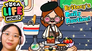 Toca Life World  Britneys Daily Routine [upl. by Maker]