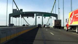 Walt Whitman Bridge westbound [upl. by Bondie464]