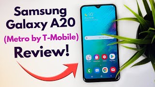 Samsung Galaxy A20  Complete Review Metro by TMobileMetroPCS [upl. by Alel327]