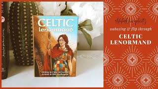 Celtic Lenormand  Unboxing amp Flipthrough [upl. by Swetiana]