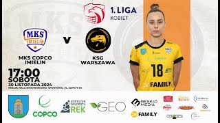 I LIGA KOBIET MKS COPCO Imielin  KSG Warszawa [upl. by Ber]