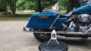 DIY Baffled Fishtail Exhaust Results For Harley Touring Road King [upl. by Brest]