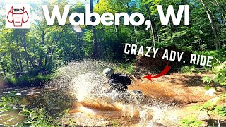 Awesome DualSport Riding in Wabeno WI [upl. by Pietje]