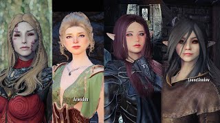 Skyrim Mods Custom Voiced Elf Followers [upl. by Briant73]