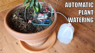 Automatic Plant Watering with Arduino  Science Project [upl. by Auhesoj]