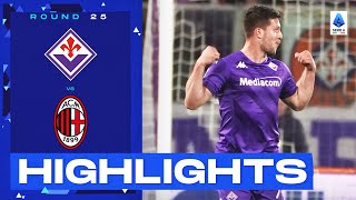 FiorentinaMilan 21  La Viola stun the Rossoneri in Florence Goals amp Highlights  Serie A 202223 [upl. by Drahnreb]