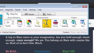 Introduction to ZoomText and Screen Magnifiers [upl. by Ennasus]