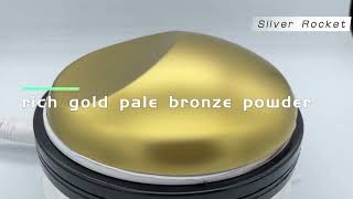 Silver Rocket ultrafine bronze powder delivers metallic shine for offset printing on plastics [upl. by Esilec]