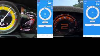 Mclaren 765lt vs Porsche 911 Turbo s acceleration comparison [upl. by Sisile450]