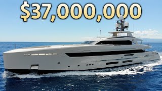 Inside a 37000000 Italian Luxury Megayacht with a Helipad [upl. by Khosrow98]