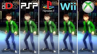 Ben 10 Alien Force Vilgax Attacks 2009 NDS vs PSP vs PS2 vs Wii vs Xbox 360 Which one is better [upl. by Nimra]