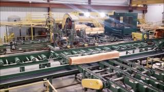 MELLOTT  Log and Lumber Conveyor Systems at Wagner Millwork  Owego NY [upl. by Bullough]