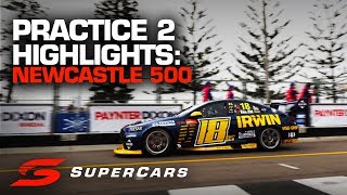 Highlights Practice 2 Newcastle 500  Supercars Championship 2019 [upl. by Oidale]