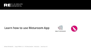 Tutorial How to use Metaroom App with ReluxDesktop EN [upl. by Trofmoc]