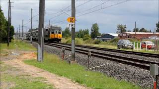 CityRail SSet approaching Leumeah Station [upl. by Gabie]