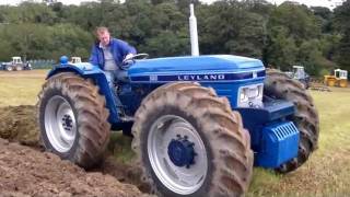 leyland and nuffield equal wheel tractors working very rare [upl. by Femi]