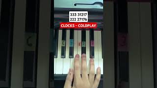 Clocks  Coldplay Piano Tutorial clocks coldplay [upl. by Ived]