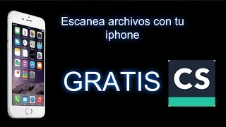 Escanear documentos gratis con tu Iphone [upl. by Sherwin]