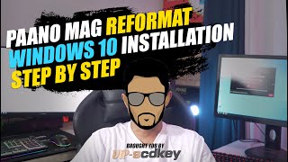 Paano MAGREFORMATINSTALL Windows 10 STEP BY STEP ft How to Create USB Windows Installer 2022 [upl. by Kameko]