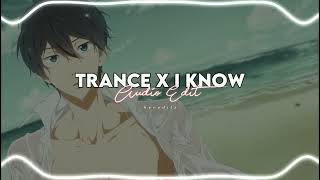 TRANCE X I KNOW AUDIO EDIT Metro Boomin ft Big Sean [upl. by Beller]