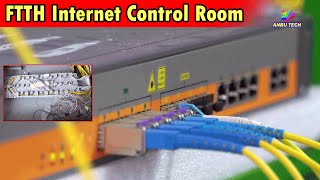 FTTH Internet Service Provider Control Room  Optical Line Terminal OLT  Anbu Tech [upl. by Miranda]