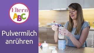 Babyfläschchen Worauf bei Flaschennahrung achten  Baby  Eltern ABC  ELTERN  Elternratgeber [upl. by Hcahsem]