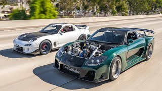 20B RX7 FIRST DRIVE ITS NUTS [upl. by Dix]