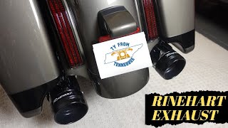 Rinehart 45 Exhaust for Harley Davidson Touring [upl. by Rolat]