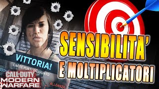 GUIDA Come IMPOSTARE la Sensibilità e Moltiplicatori BEST SETTINGS Warzone  Call of Duty MW [upl. by Lyrem557]