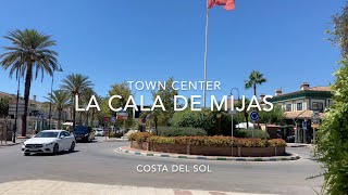 La Cala de Mijas Town Center Costa del Sol Walking Tour 4K [upl. by Baxter123]