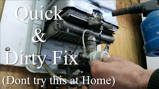 Gas Water Heater Troubleshooting Quick and Dirty FIX [upl. by Laurie]