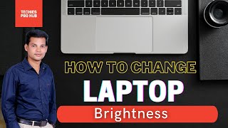 how to change laptop brightness windows 10 in Telugu  3 easy steps [upl. by Ahsinut]