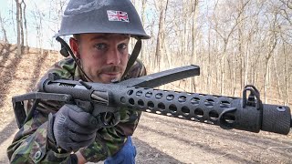 British Sterling SMG The REAL Storm Trooper Rifle [upl. by Rohclem]