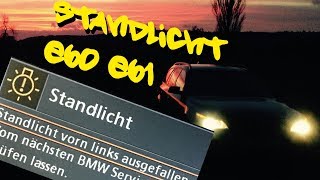 BMW 5 series Standlicht DIY e60 e61 Ersetzen Tauschen [upl. by Ulda85]