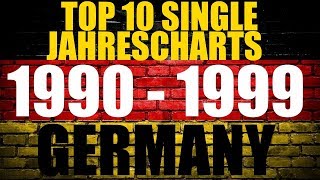 GermanDeutsche Top 10 Single JahresCharts  1990  1999  YearEnd Charts  ChartExpress [upl. by Rudman90]