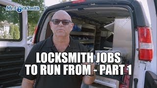 Locksmith Jobs to Run From 001 Mr Locksmith Video [upl. by Durr]