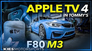 How to install an Apple TV 4 in Tommy L Garages BMW F80 M3 Better than CarPlay F80 M3 Mods [upl. by Orlov]