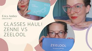 Glasses Haul  Zenni vs Zeelool [upl. by Dnumde]