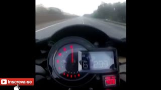 Top Speed Ninja h2 remapeada no Brasil 407 km [upl. by Asen93]